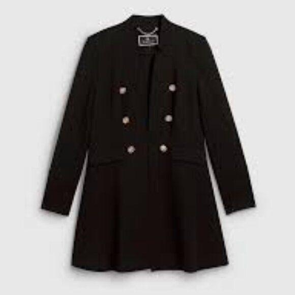 Crested Button Redingote Jacket - Picture 1 of 4